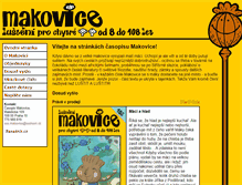 Tablet Screenshot of makovice.net